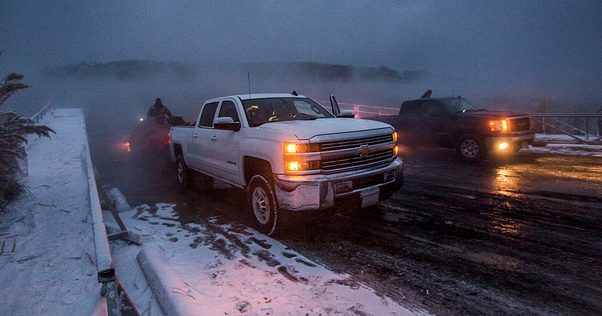 Hunter at boat ramp. Photo by Nicole Belke